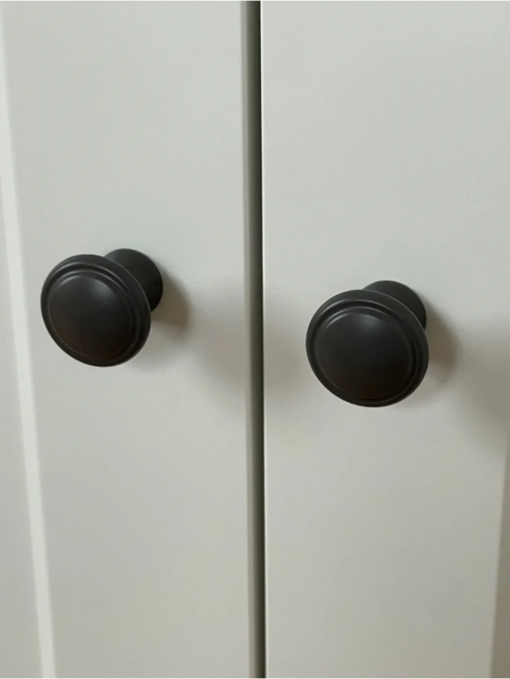 2 IKEA HAUGA Cabinet Knobs, matte black